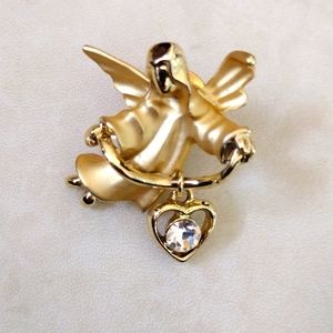 Gigi Angel lapel pin brooch.